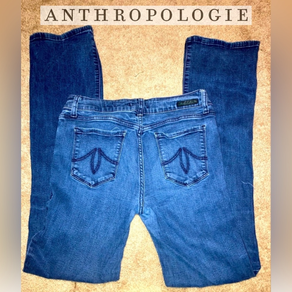HP! Anthropologie Y2k Level 99 Medium-Wash Chloe Boot Cut Jeans size 29